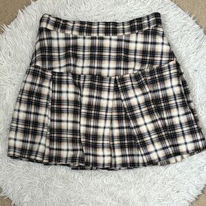 Dizzy Lizzy Chic Plaid Mini School Girl Pleated Skirt